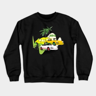 ADA: PORSCHE BENEATH THE PALM TREES Crewneck Sweatshirt